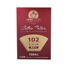 扇形咖啡濾紙無漂白2-4人 100 枚入 #1127703