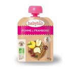 BABYBIO 生機蘋果纖果泥(覆盆莓) 90ml #154553