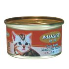 MOGGY 妙奇 貓罐(純鮪魚+吻仔魚) 85g #4717347004146