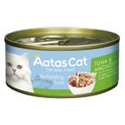 Aatas 愛達思 貓副食罐(白肉鮪魚 + 鯷魚) 80g