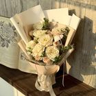 曙光之愛(鮮花-白玫瑰 季節配花) 1 入