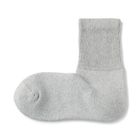 男圈絨足口伸縮直角短襪灰色25-27cm #4547315766383