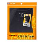 三花彩色T恤.圓領短袖衫8722-【黑】-XL