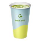 Let's Tea熱厚濃抹茶拿鐵 16oz