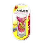 Schick Shave Silk Lady Razor (1 Handle + 2 Blades) 1 Piece
