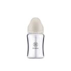 小獅王辛巴玻璃寬口奶瓶(杏茶)-圓孔SS (180ml) 1 入