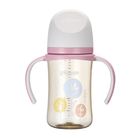 貝親第三代母乳實感PPSU握把寬口奶瓶浪漫花園 240ml #4710462266598