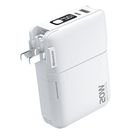 日本橋行動電源 DC04 白 10000mAh 自帶雙線/AC充電器 1 入 #210400000013