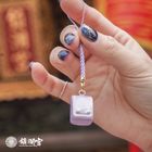 【鎮瀾宮】小書包鈴鐺吊飾-富貴紫 1 入