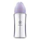 Simba 小獅王辛巴蘊蜜質金玻璃寬口防脹氣奶瓶-紫芙-圓孔S (270ml) 1 入 #184838