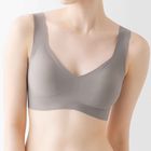 Women's Seamless Vest-Style Bra Mocha Brown S #4550584023873