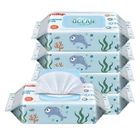 Nuby Ocean Series Ultra Thick Soft Wet Wipes 4 Packets x 60 Pulls