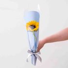 Single Sunflower Tranquil Blue 1 Piece