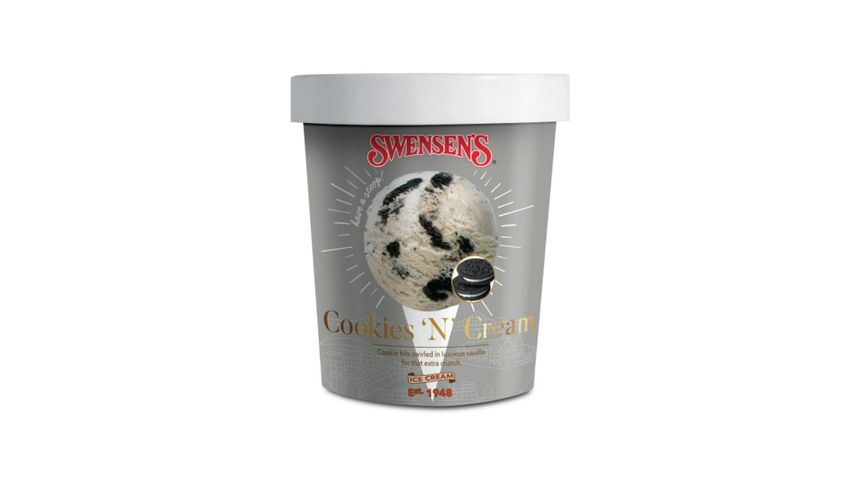 Swensen's Cookies & Cream Ice Cream Pint 473ml