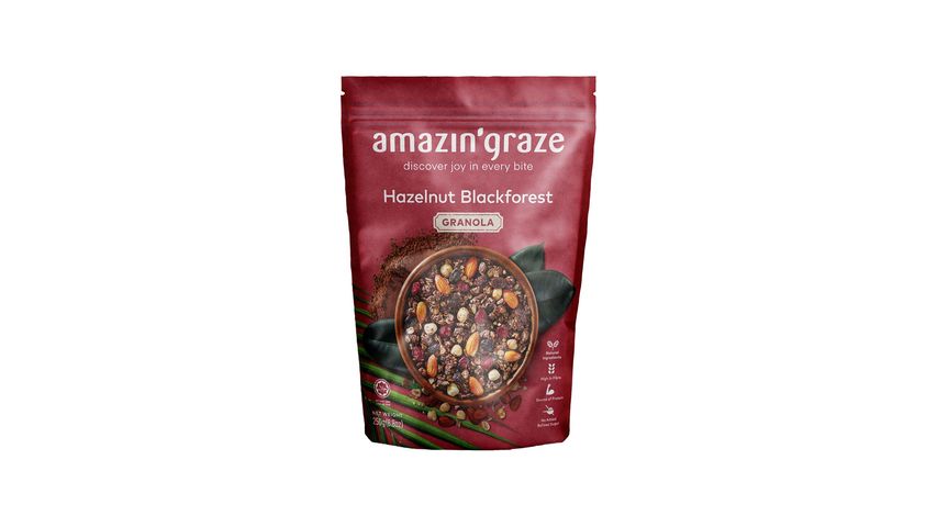 Amazin' Graze Hazelnut Blackforest Granola | 250 公克
