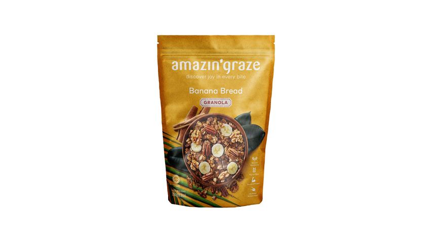 Amazin' Graze Banana Bread Granola 250g
