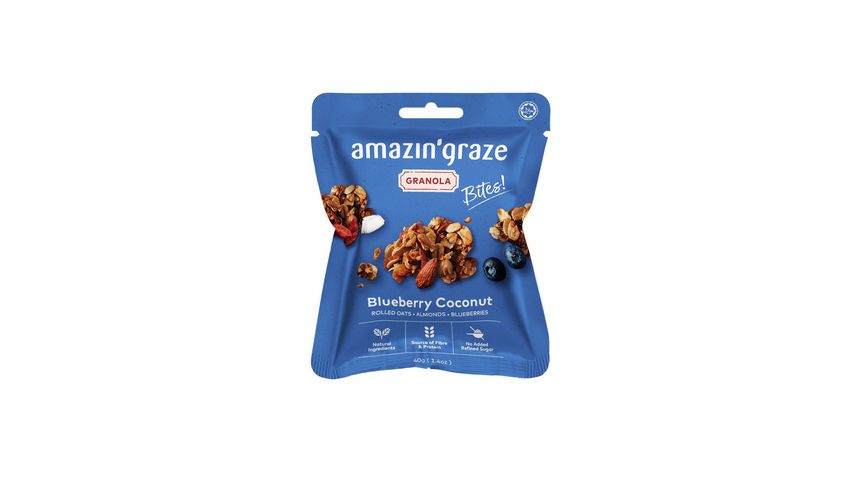 Blueberry Coconut Granola Bites Mini | 30 公克