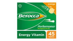 Berocca Performance Orange Multivitamin Effervescent Tablets 45pcs