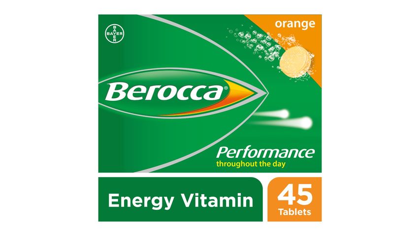Berocca Performance Vitamin B Orange Energy Effervescent Tablet 45 tablets (157030) | 45 片
