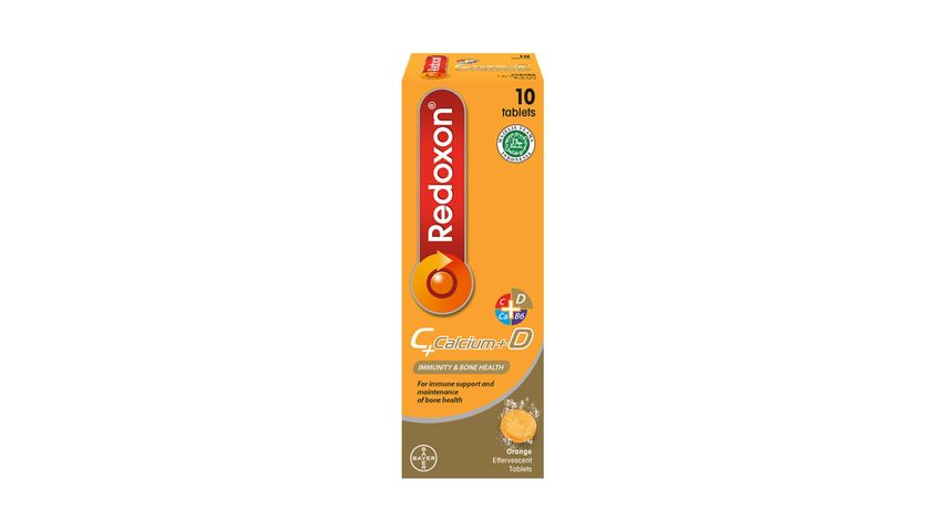 Redoxon Vitamin C + Calcium Orange Efferverscent Tablets 10s