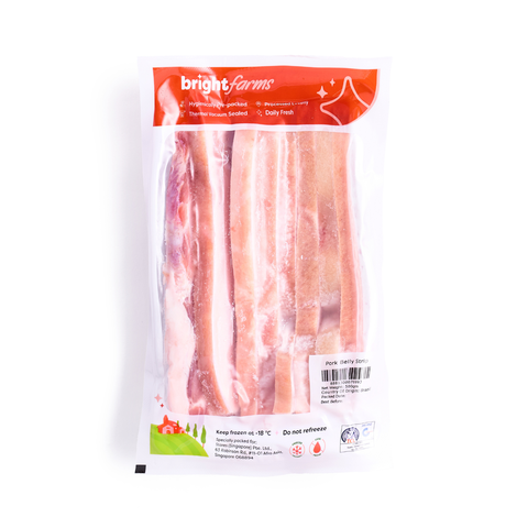brightfarms Pork Belly Strip 500g