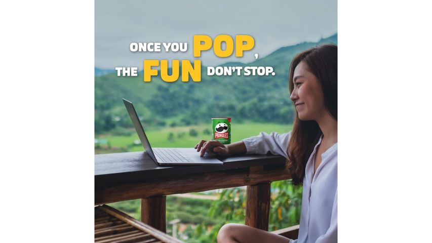 Pringles Sour Cream & Onion Potato Chips 42g