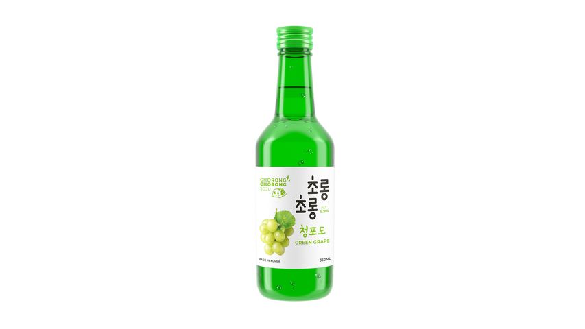 Chorong Chorong Green Grape Soju Bottle 360ml