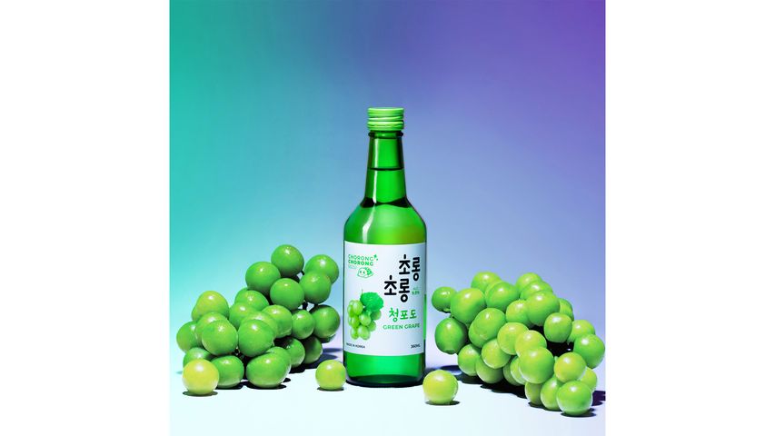 Chorong Chorong Green Grape Soju Bottle 360ml