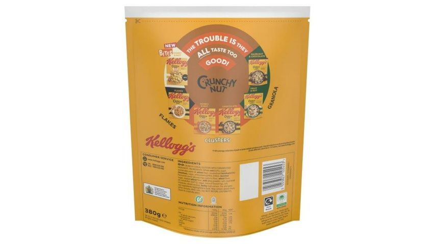 Kellogg's Crunchy Nut Caramel Hazelnut 380g 