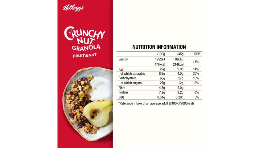 Kellogg's Crunchy Nut Granola Fruit and Nut 380g