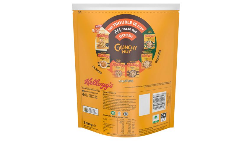 Kellogg's Crunchy Nut Oat Granola Choco Hazelnut 380g