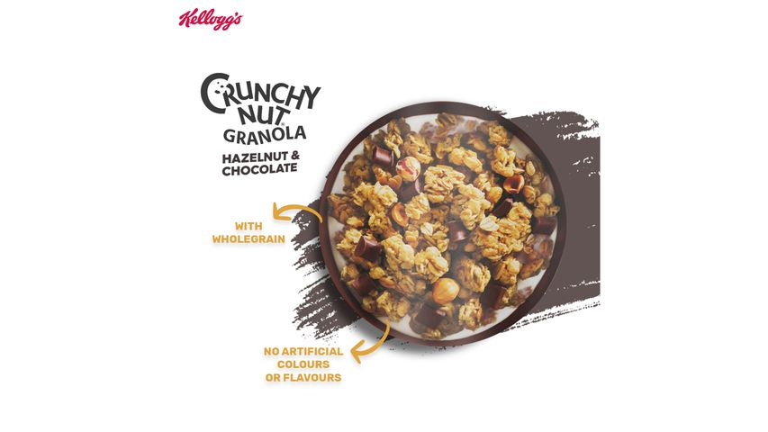 Kellogg's Crunchy Nut Oat Granola Choco Hazelnut 380g