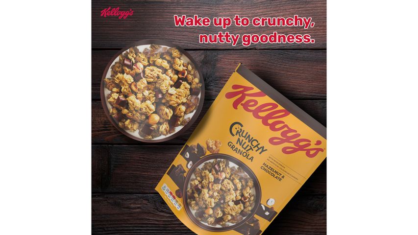 Kellogg's Crunchy Nut Oat Granola Choco Hazelnut 380g