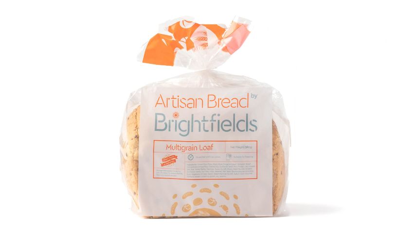 brightfields Artisan Multigrain Bread Loaf 350g