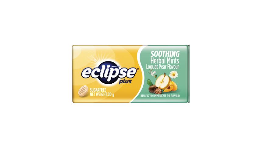 Eclipse Plus Loquat Pear Sugarfree Herbal Mints 30g