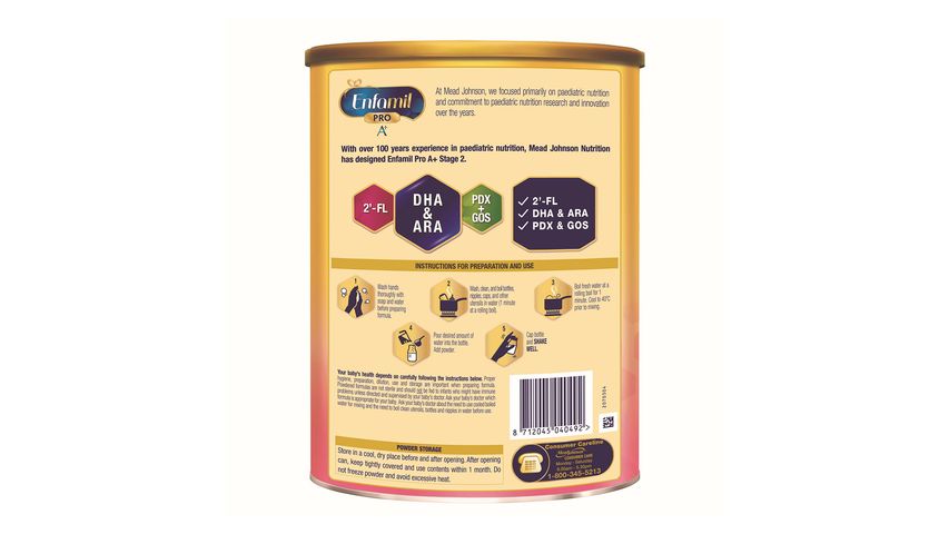 Enfamil A Stage 2 Fl MFGM Follow on Formula 6 Months 1.65kg
