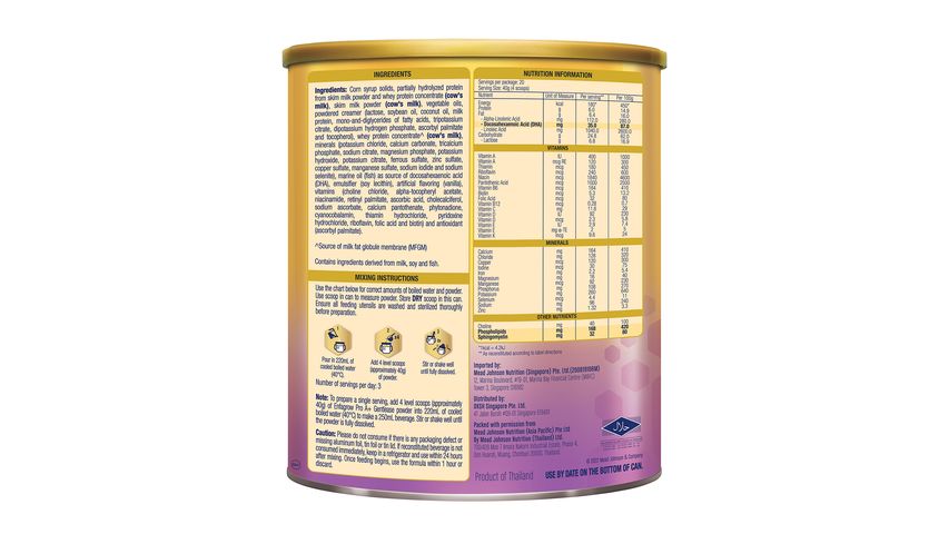 Enfagrow A+ Stage 3 Gentlease 360 DHA+Growing Up Milk (1-3 Years) 800g