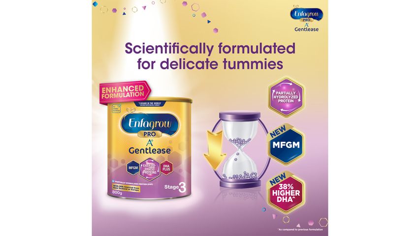 Enfagrow A+ Stage 3 Gentlease 360 DHA+Growing Up Milk (1-3 Years) 800g