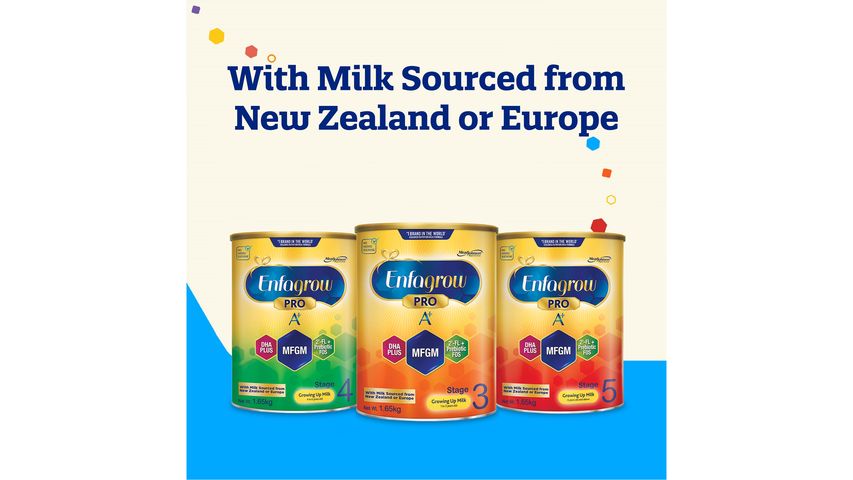 Enfagrow Pro A+ Stage 3 2-FL+ MFGM Growing up Milk (1-3 Years) 1.65kg