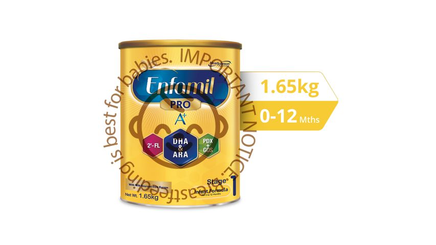 Enfamil Pro A Stage 1 Infant Baby Milk Powder Formula 12 Months 1.65kg