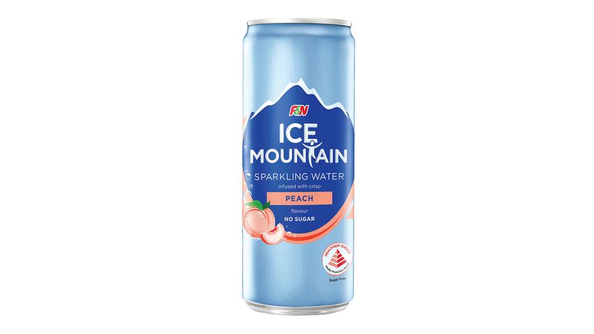 Ice Mountain Sparkling Water Peach 6pcs x 325ml