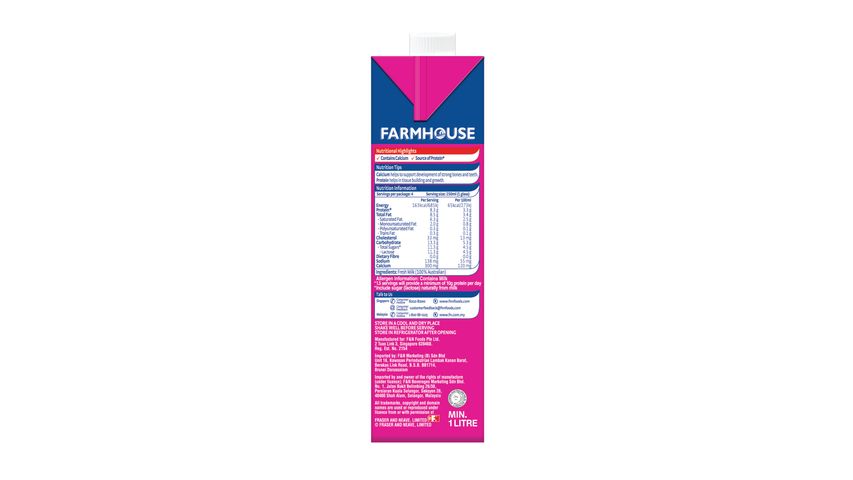 Farmhouse Fresh UHT Milk 1L