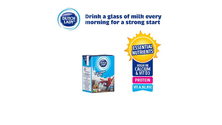 Dutch Lady UHT Marvel Full Cream Milk 4 x 125ml