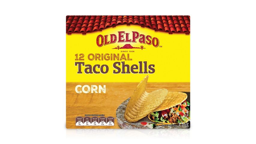 Old El Paso Taco Shells 156g