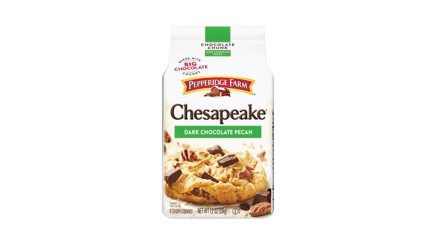 Pepperidge Farm Chesapeake Dark Chocolate Pecan Chunk Cookies 204g