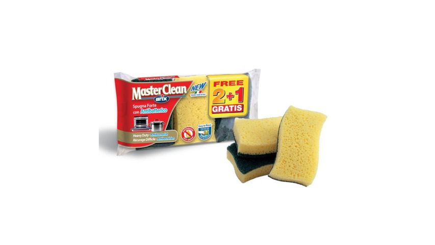 Arix Heavy Duty Antibacterial Sponge 2+1s