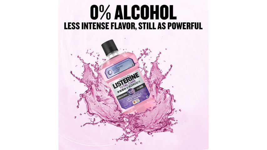 Listerine Non Alcohol Mouthwash - Total Care Zero 1L