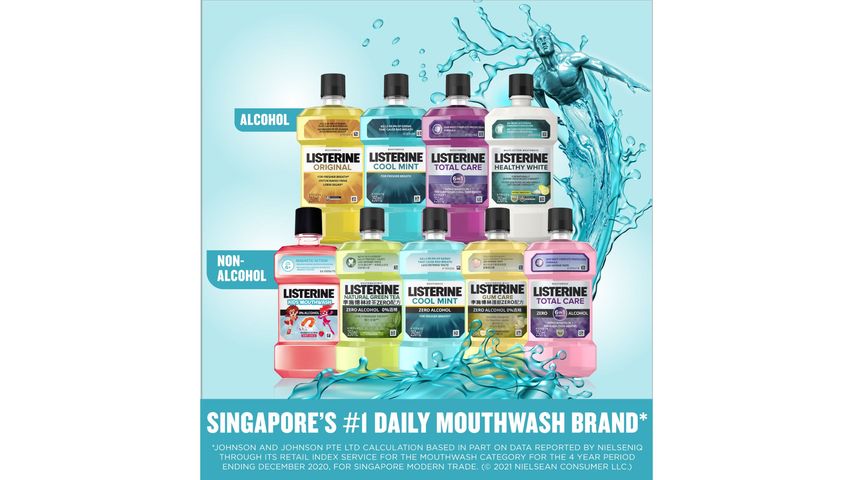 Listerine Non Alcohol Mouthwash - Total Care Zero 1L