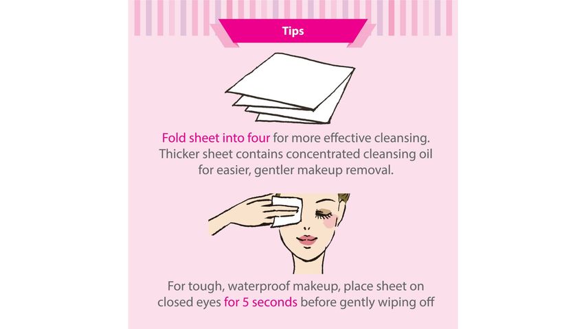Biore Cleansing Oil Cotton Moist & Hydrating Makeup Remover 10s