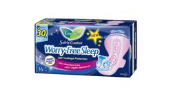 Laurier Safety Comfort Night Wing Sanitary Pads 30cm 16s